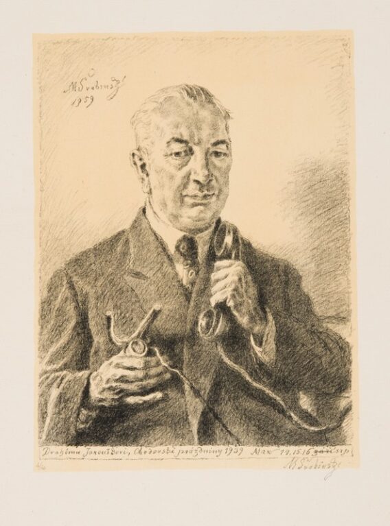 Jaroslav Havlíček s telefonem (I. stav)