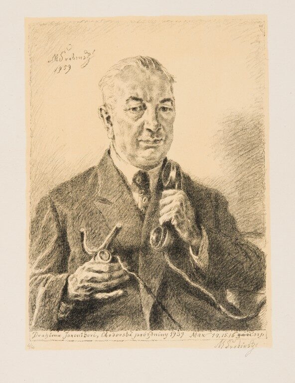 Jaroslav Havlíček s telefonem (I. stav)