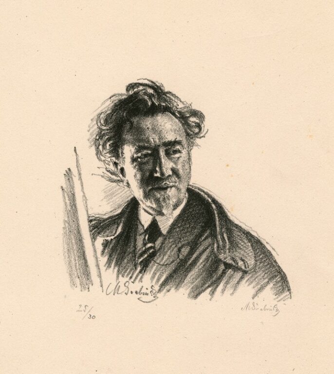 Vlastní podobizna bez brýlí (větší)