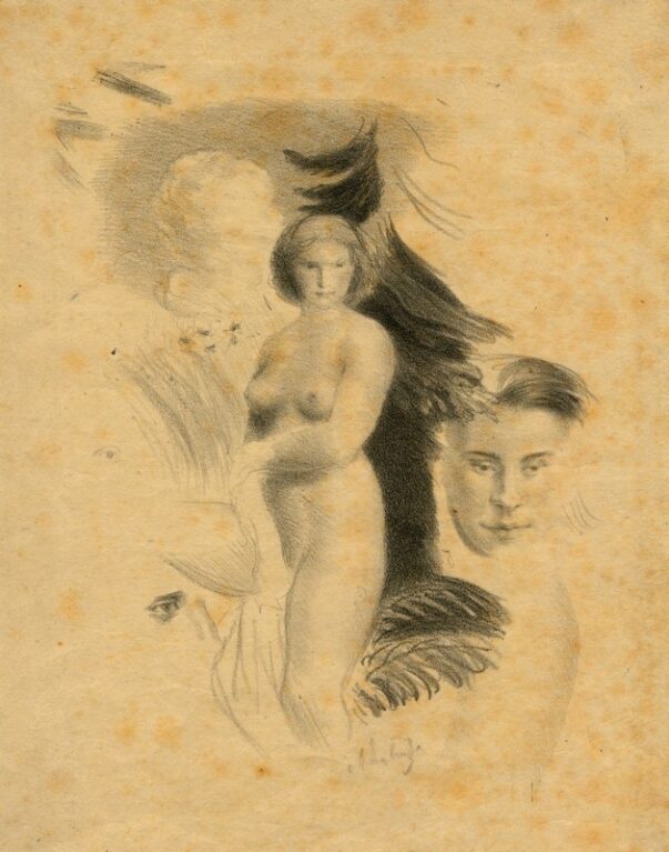 Ženský akt en face