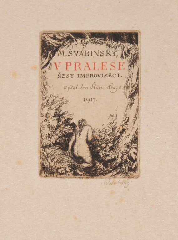 V pralese (titulní list)