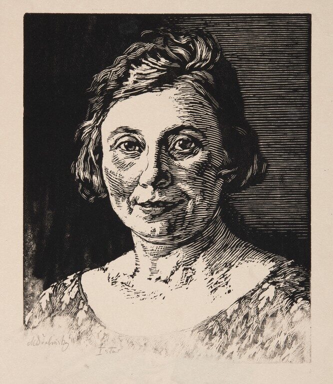 Podobizna dámy (Anna Vejrychová) (I. stav)