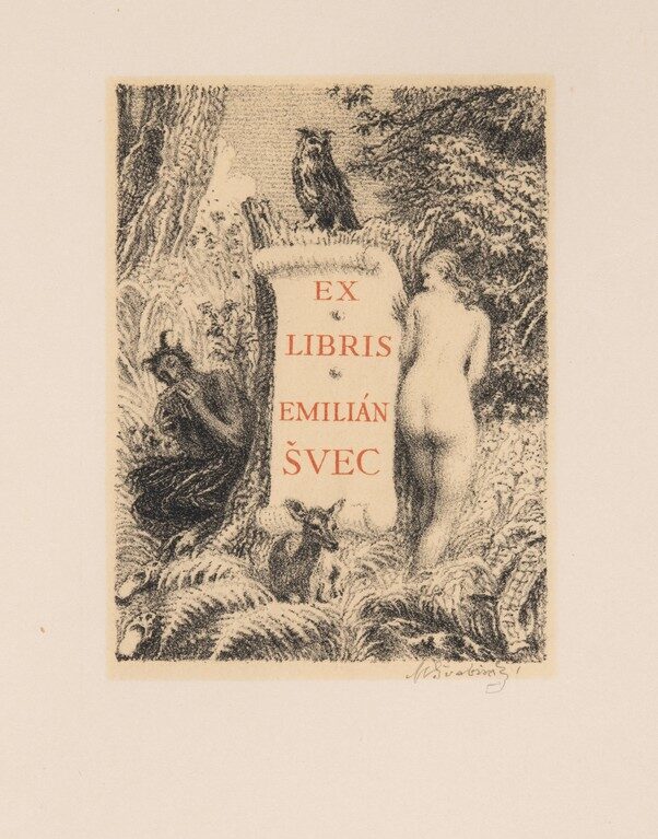 Ex libris Emilián Švec