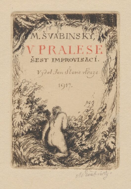 V pralese (titulní list)