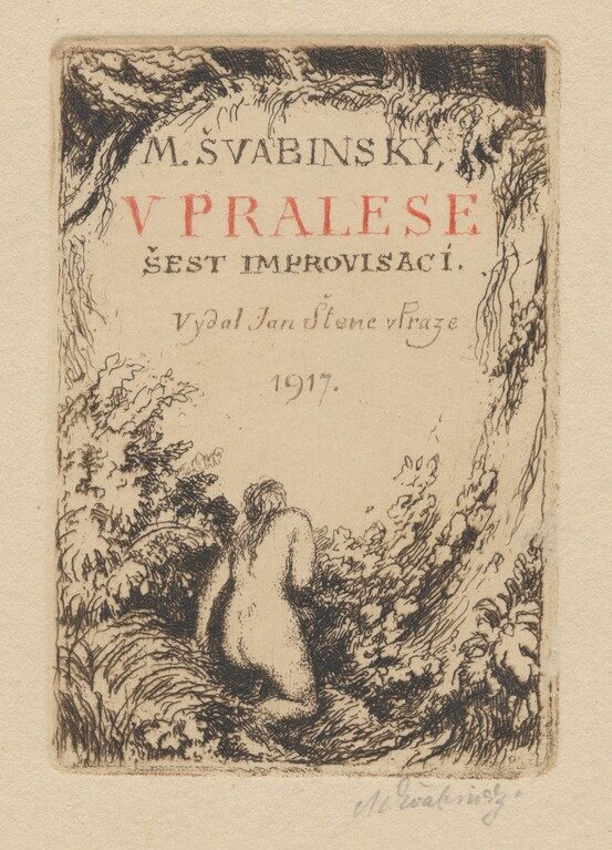 V pralese (titulní list)