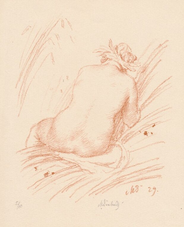 Ženský akt zezadu II