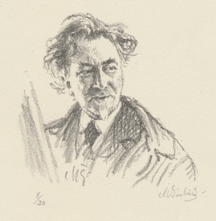 Vlastní podobizna bez brýlí (menší)