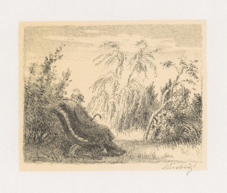 Autor na lavičce v Chodově